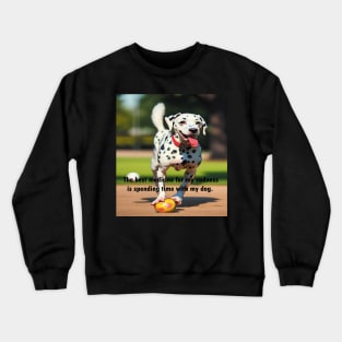 Dalmatian Joy Crewneck Sweatshirt